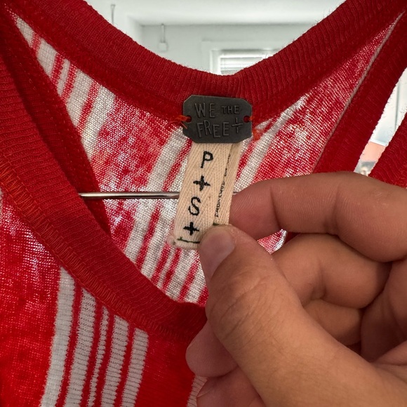 Free People Thursday Linen Tank top - Picture 3 of 3